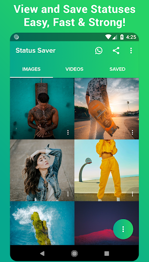 Android application Status Downloader Saver screenshort
