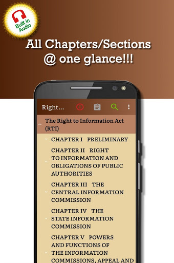 Android application RTI - Right to Information Act screenshort