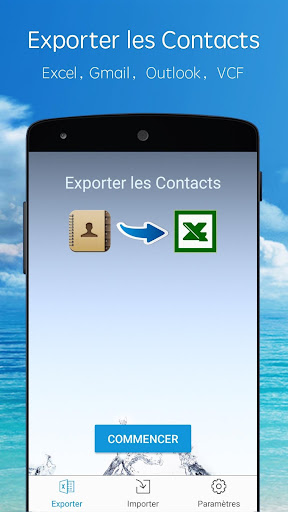 Aperçu de l'application