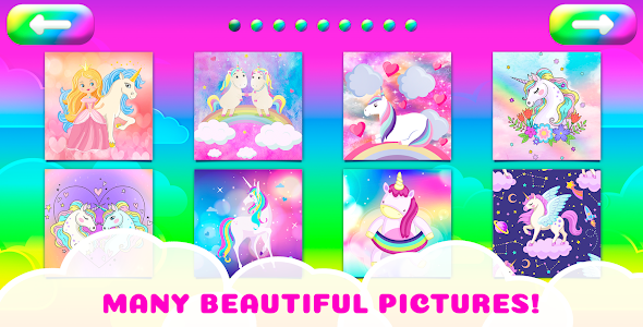 Unicorn Puzzles Game for Girls 2.2.8
