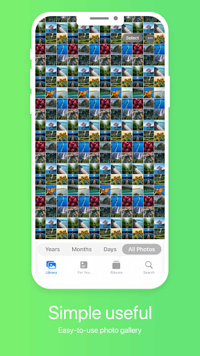 Screenshot of Gallery Phone 15 photo gallery