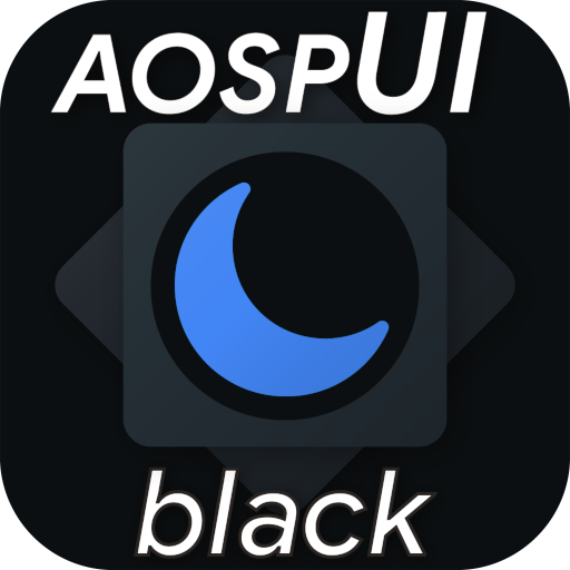 aospUI Black, Substratum theme Latest Icon