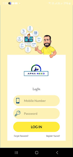 Android application APNANEED screenshort