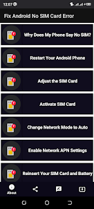 Fix Android No SIM Card Error