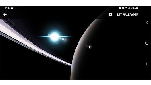 Captura de Pantalla 11 Planet Saturn Parallax 3D Live android