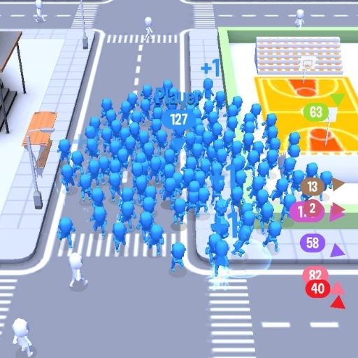Crowd Run Count Blob Master City Join Clash Run 3d Laai af op Windows