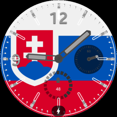 Slovenia Flag Watchface - 2.0.0 - (Android)