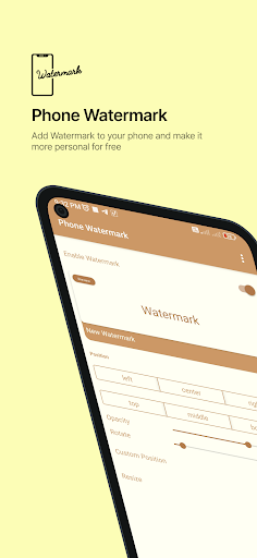 Android application Phone Watermark screenshort