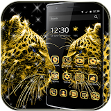 Gold cheetah Theme leopard icon