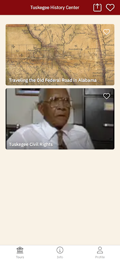 Android application Tuskegee History Center screenshort