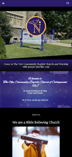 Android application New Community Baptist Church screenshort