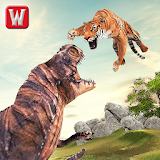 Tiger vs Dinosaur Adventure 3D icon