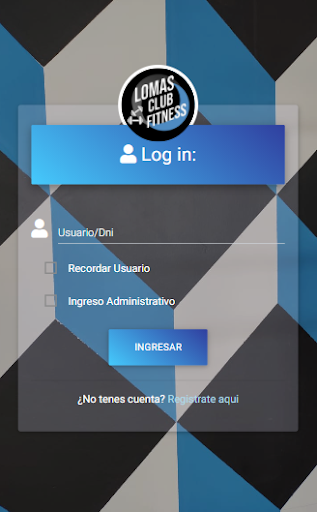 Android application Club Fitness Lomas screenshort