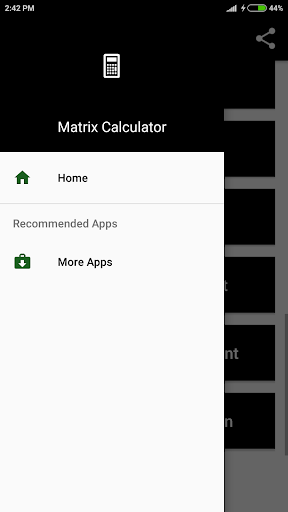 Matrix Calculator Screen 3