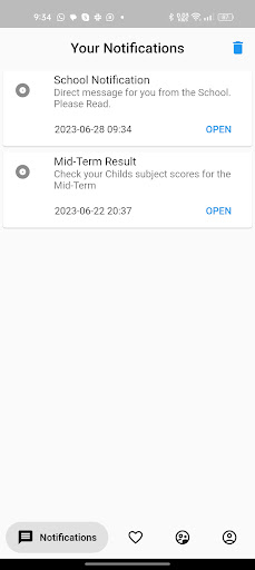 Swiftgrade Parent Screen 2