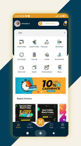 CaribPay - Send, Spend, Manage Screen 2