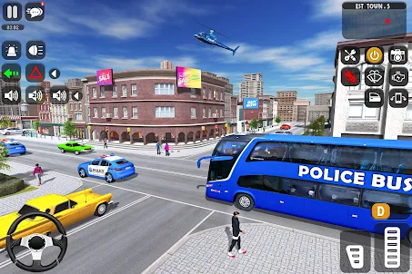 จำลองรถตำรวจ: เกมรถบัส
