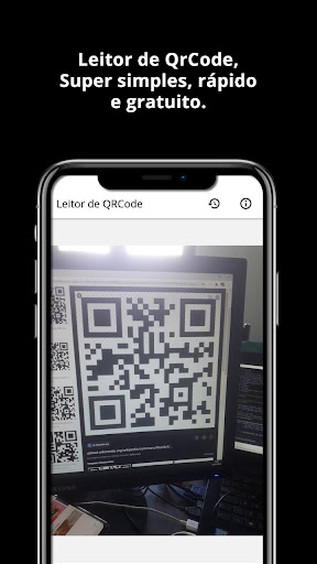 Android application Leitor QRCode screenshort