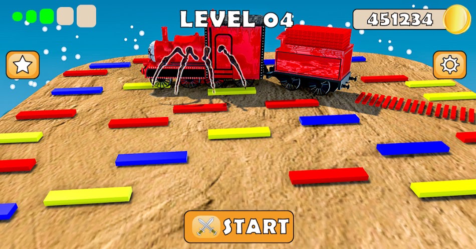 #2. Scary Spider Monster Train (Android) Podle: Phoenix Coderex