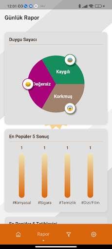 Psk.Mood - Duygu Takip, Analiz Screen 3