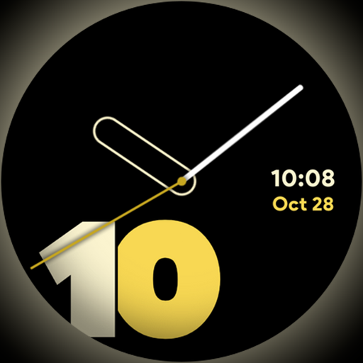 Pixel Dark - Watch face Logo