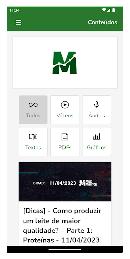 Milk Monitor Screen 3