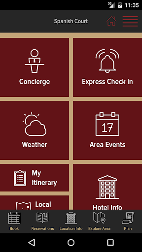 Android application Spanish Court Hotel screenshort