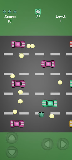 Android application Frog crossing the street screenshort