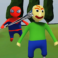 Crazy spider human vs baldi's