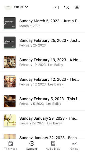 FBC Huntersville Screen 2