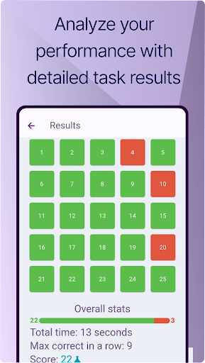 InMind! - mental calculations Screen 3