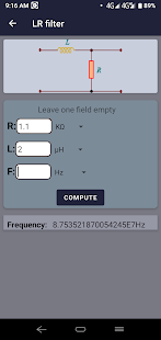 Filter calculator - RC RL RLC & active filter