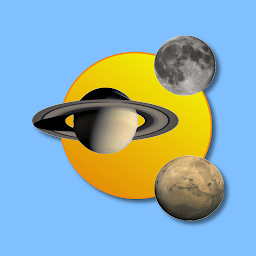 આઇકનની છબી Sun, moon and planets