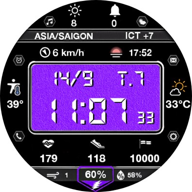 N-SPORT502 Digital Watch Face screenshot 14