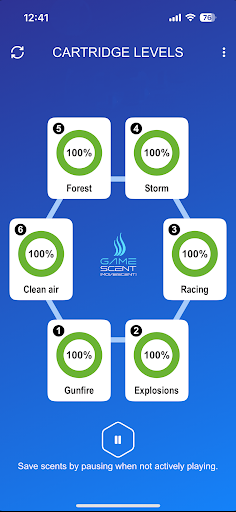 Android application GameScent screenshort