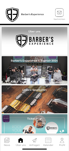 Barbers Experience Screen 2