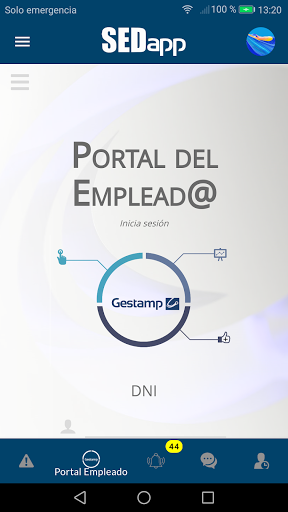 GESTAMP SEDapp Screen 3