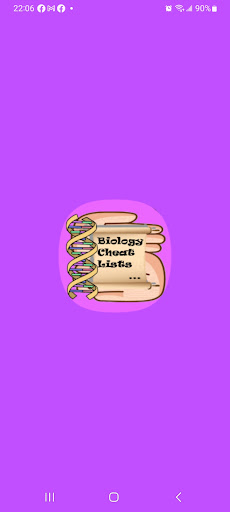 Android application Biology Cheatlists screenshort