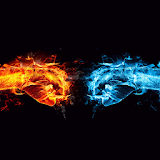 water and fire wallpapers icon