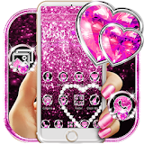 Pink Diamond Glitter Theme icon