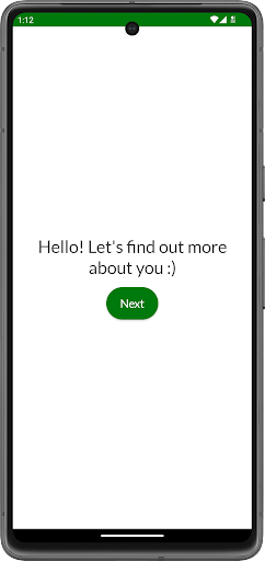 Android application Calorie Tracker screenshort