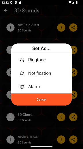 3D Sounds Ringtones Screen 3