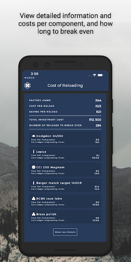 GUNR - Cost of Reloading Screen 2