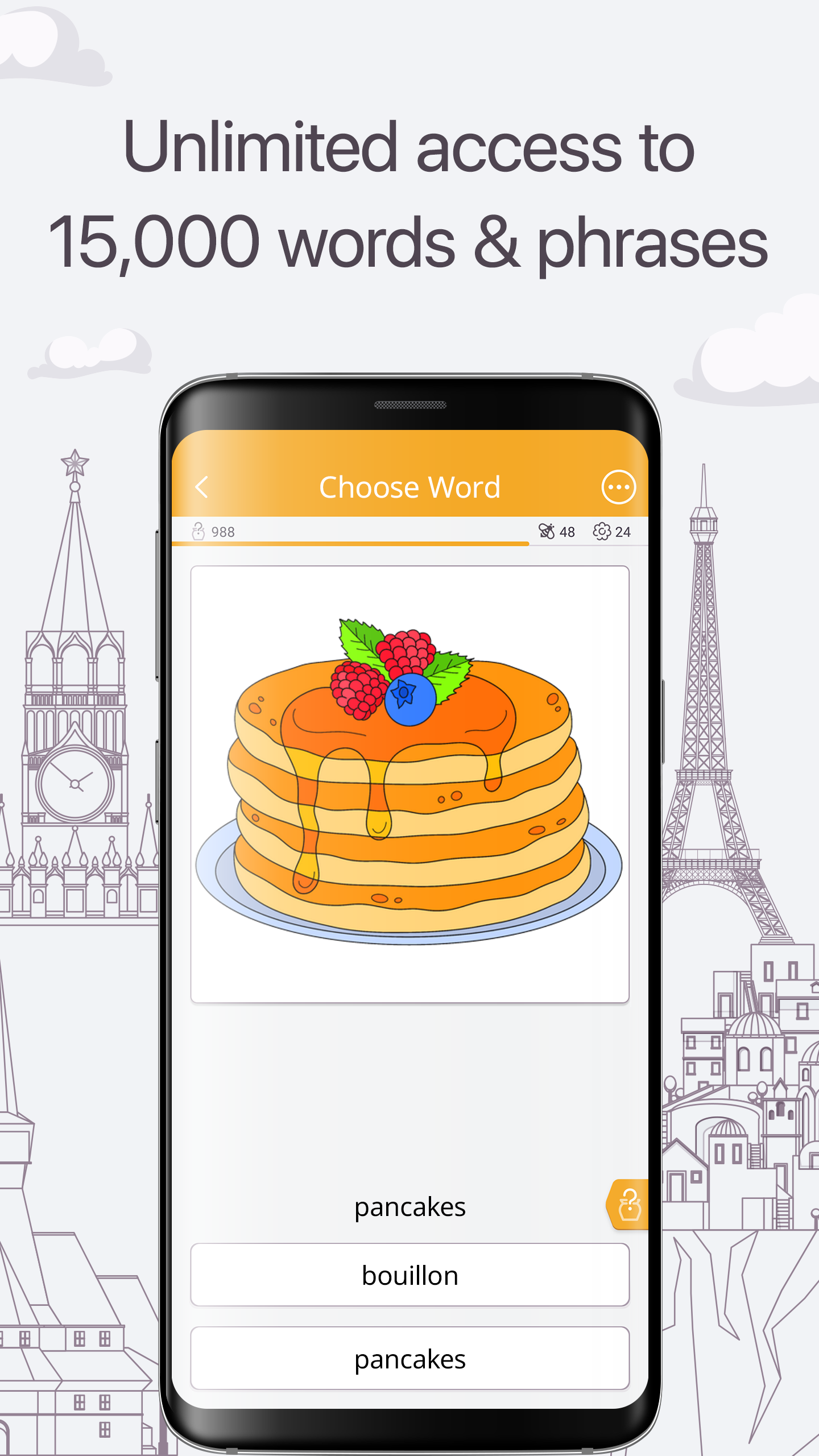 Android application Learn French - 15,000 Words screenshort