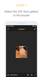 Gif mini: GIF Editor, Compress GIF, Crop GIF