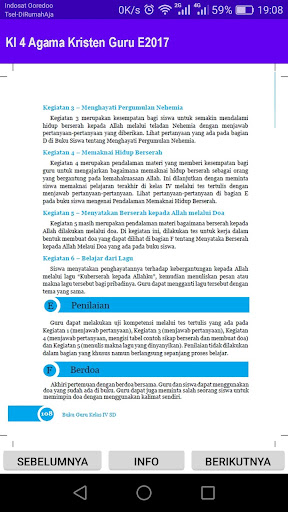 Kelas 4 Agama Kristen Guru E20