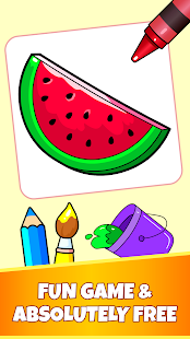 Fruits Coloring Pages - Game for Preschool Kids Varies with device APK screenshots 15