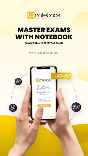 Android application notebook school screenshort