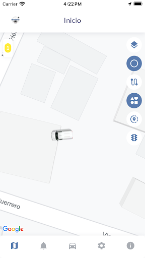 Android application RED SERVICE GPS screenshort