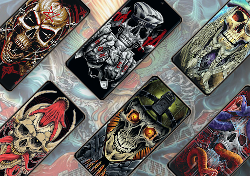 Android application Skull Wallpapers HD screenshort